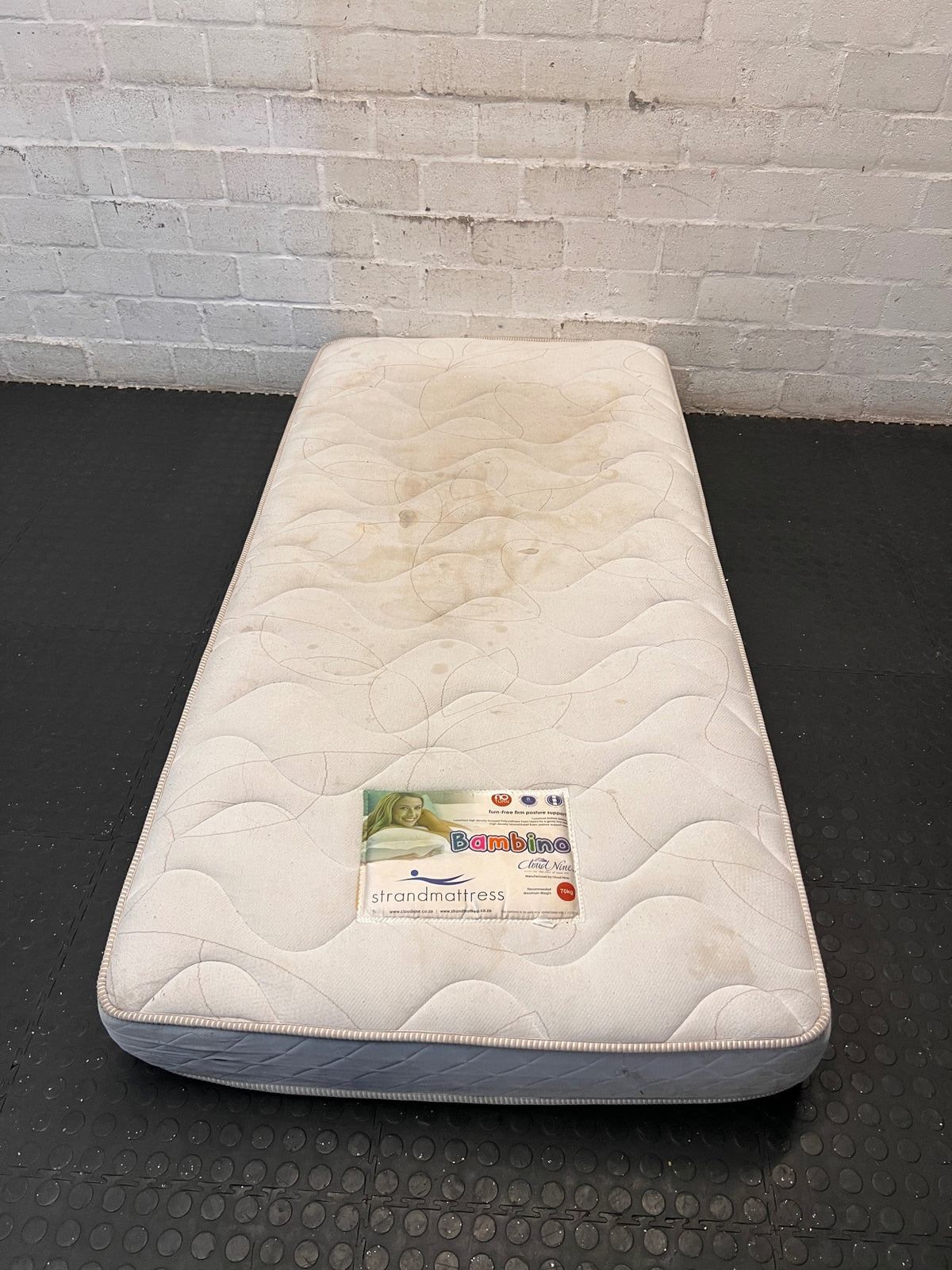 Strandmattress Bambino Single Foam Mattress – main front view