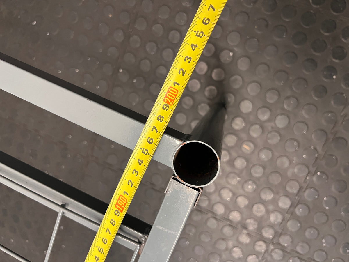 Sky Distribution Grey Metal Single Bed Frame – depth measurement