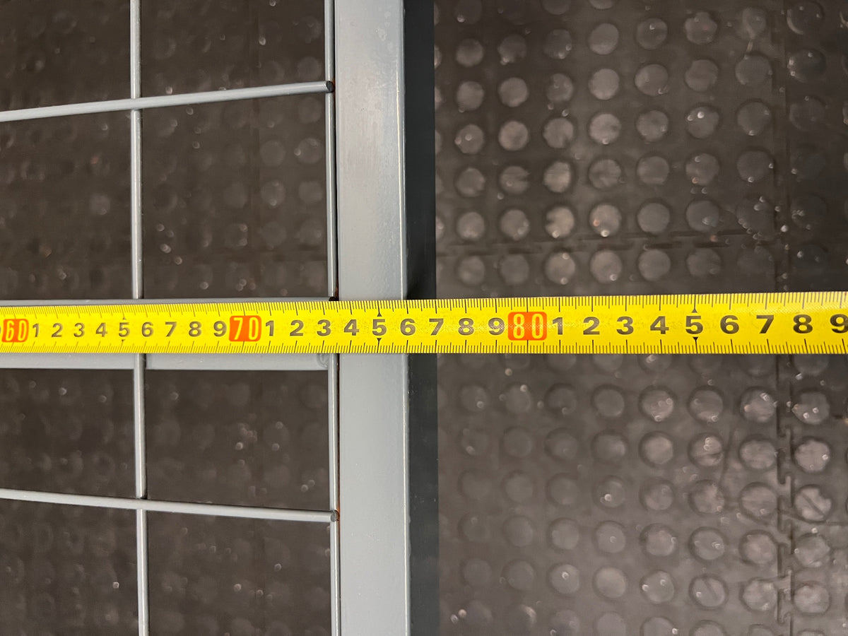 Sky Distribution Grey Metal Single Bed Frame – width measurement