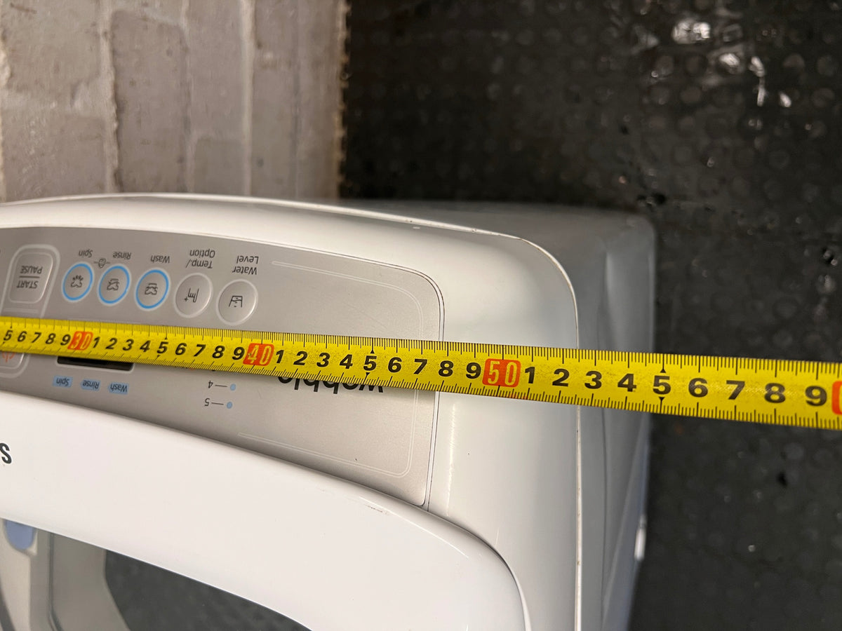 Samsung Wobble Technology Top-Loader Washing Machine – width measurement