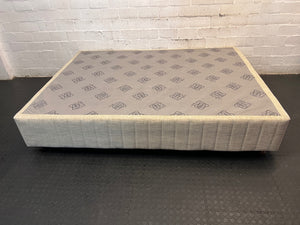 Sealy StayTight Queen Size Upholstered Bed Base – side view