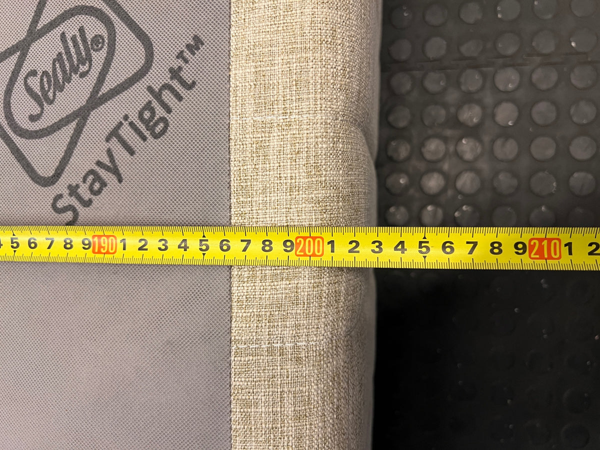 Sealy StayTight Queen Size Upholstered Bed Base – width measurement