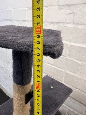 Multi-Level Plush Cat Tree with Sisal Scratching Posts – height measurement