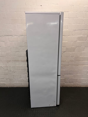 KIC White Fridge Freezer Combination — Good Working Order – top view