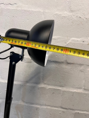 Adjustable Black Metal Floor Standing Lamp – depth measurement
