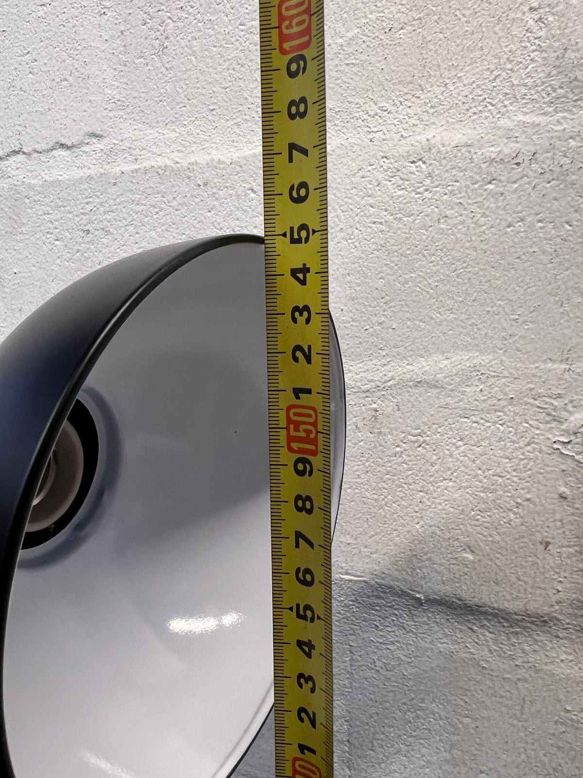 Adjustable Black Metal Floor Standing Lamp – height measurement