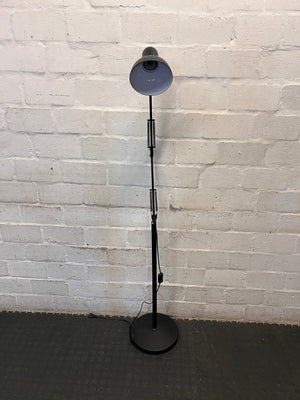 Adjustable Black Metal Floor Standing Lamp – main front view