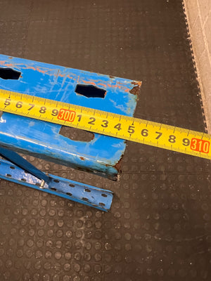 Blue Industrial Steel Racking Upright Frame – height measurement