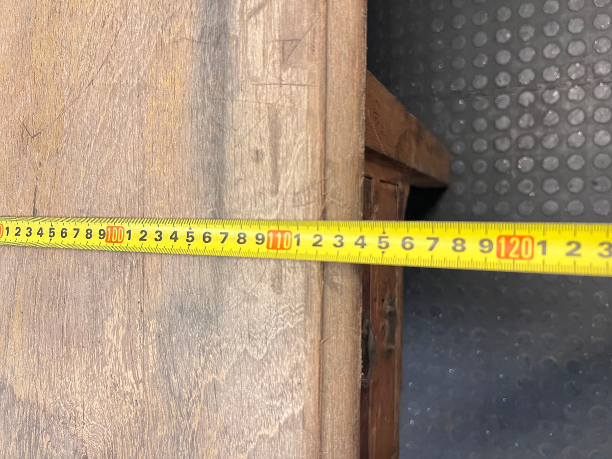 Large Wooden Executive Double Pedestal Office Desk – depth measurement