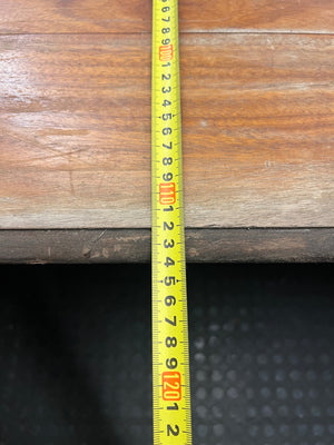 Large Wooden Office Desk with Side Organisers – depth measurement