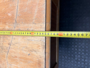 Large Wooden Office Desk with Double Pedestals – width measurement