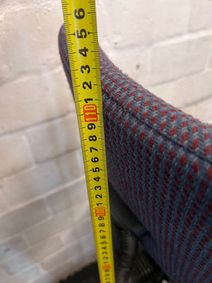 High-Reach Draughting Office Chair with Footring – height measurement