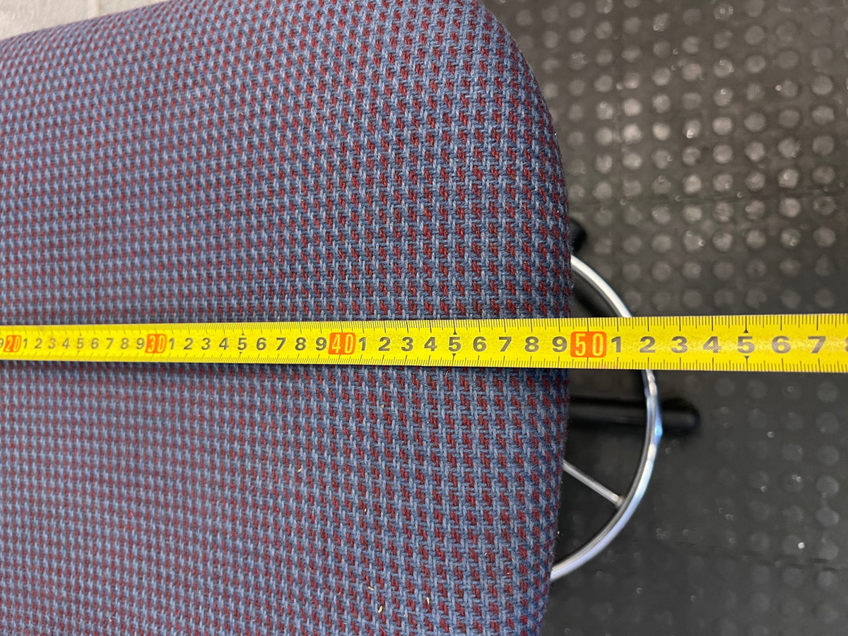 High-Reach Draughting Office Chair with Footring – width measurement