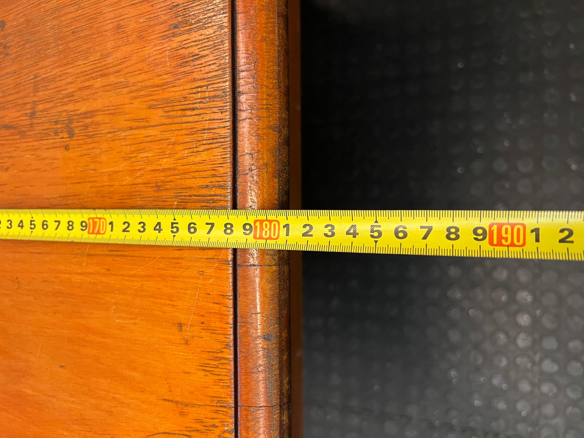 Large Wooden Office Desk with Two Drawers – width measurement