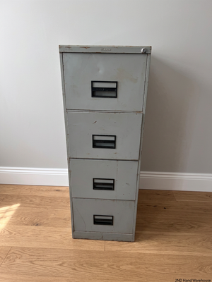 Krost 4-Drawer Metal Filing Cabinet – styled product image
