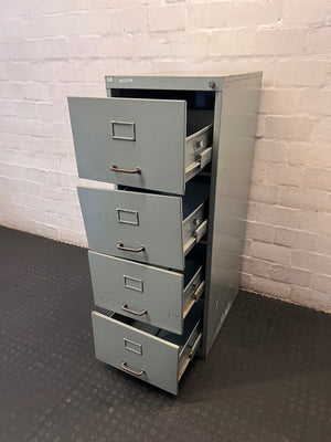 Classic 4-Drawer Metal Filing Cabinet – side view