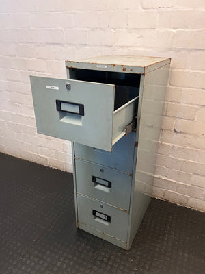 4-Drawer Metal Vertical Filing Cabinet – side view
