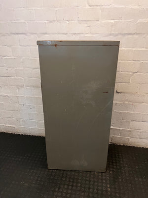 4-Drawer Industrial Metal Filing Cabinet – side view