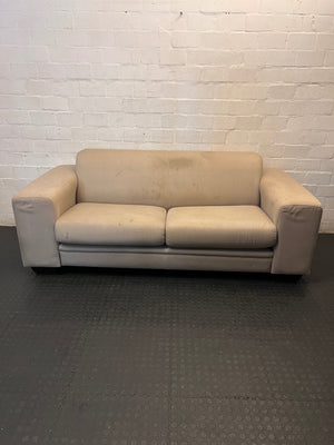 Coricraft Sand Beige 2 Seater Couch – main front view