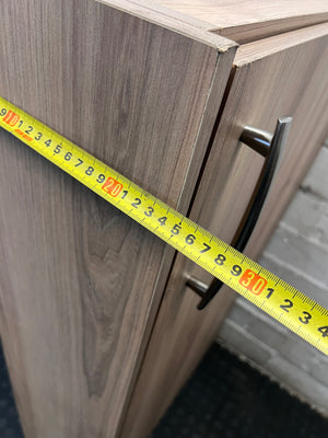 Slim Wood-Look Single Door Cabinet – depth measurement