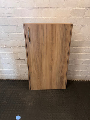 Slim Wood-Look Single Door Cabinet – main front view