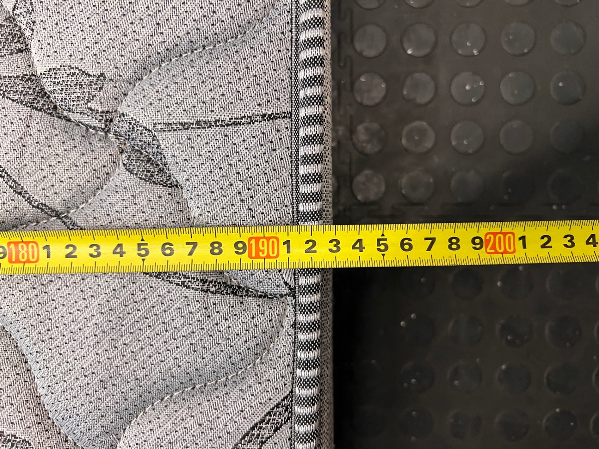 Decofurn Deco Supreme Grey Patterned Double Mattress – depth measurement