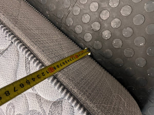 Decofurn Deco Supreme Grey Patterned Double Mattress – height measurement