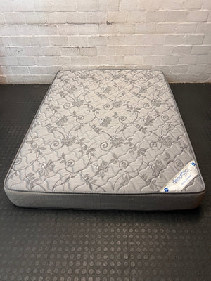 Decofurn Deco Supreme Grey Patterned Double Mattress – main front view