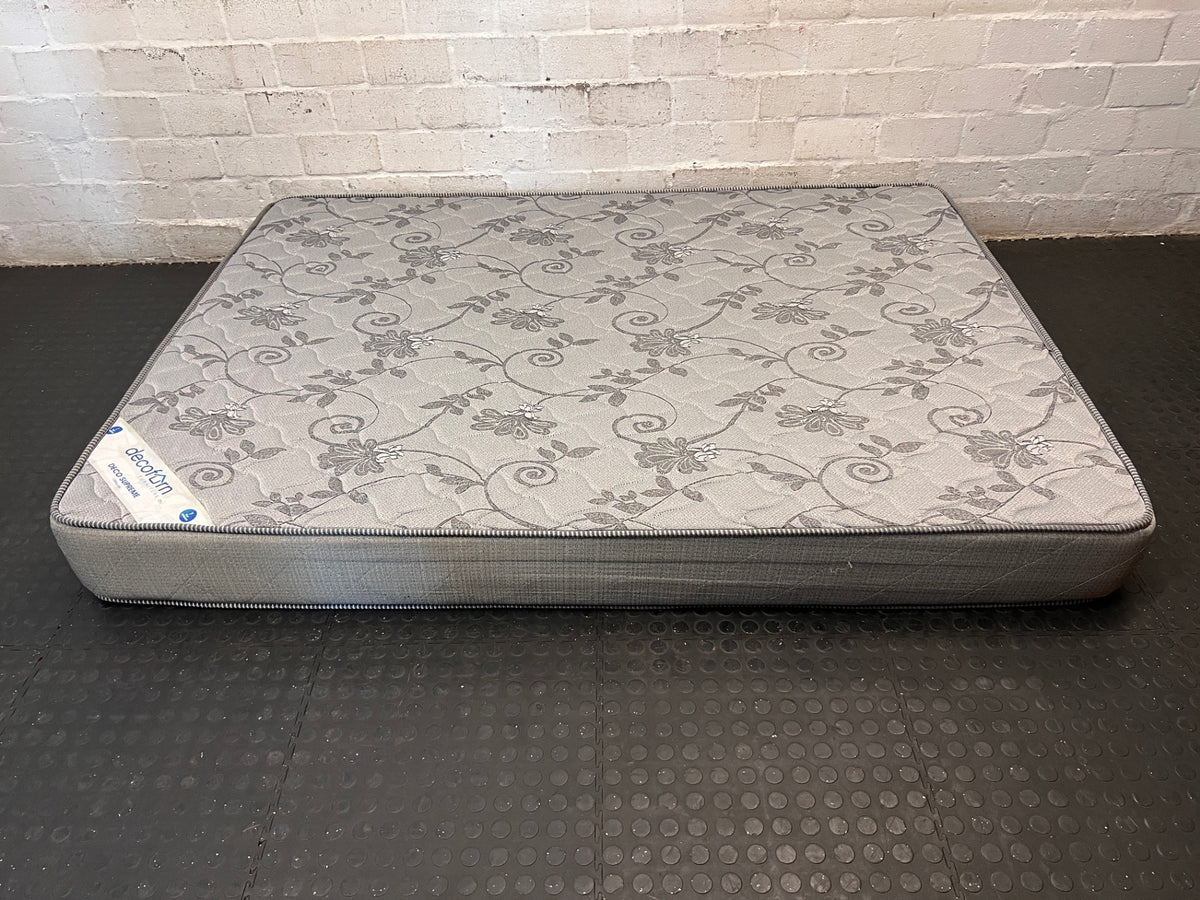 Decofurn Deco Supreme Grey Patterned Double Mattress – side view