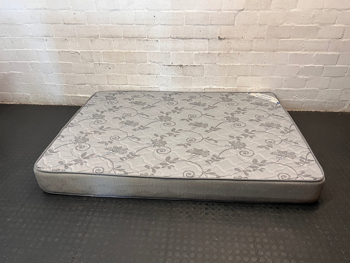 Decofurn Deco Supreme Grey Patterned Double Mattress – top view