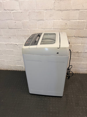 White Top-Loader Washing Machine with Digital Display – condition detail