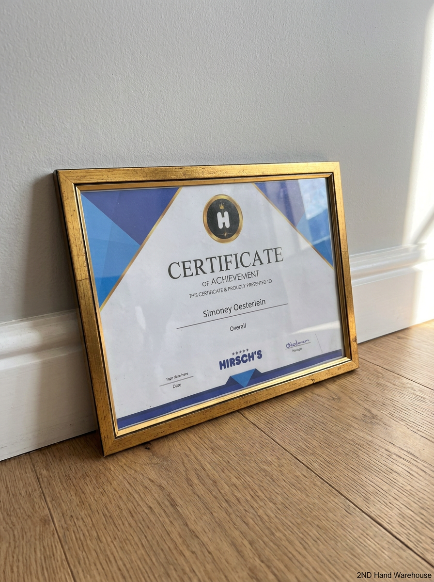 Gold Toned Metallic Picture Frame — Good Working Order - 2ndhandwarehouse.com