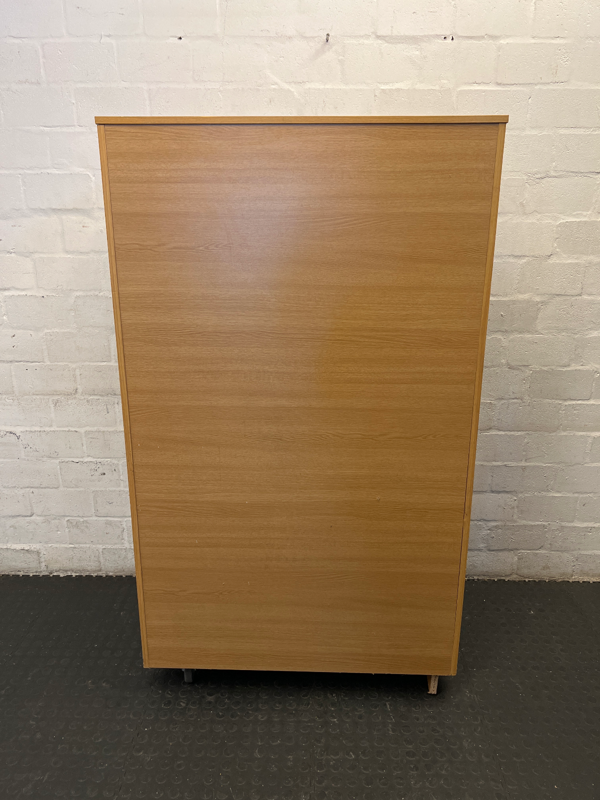 Functional Wood-Look Two-Door Storage Cupboard - 2ndhandwarehouse.com