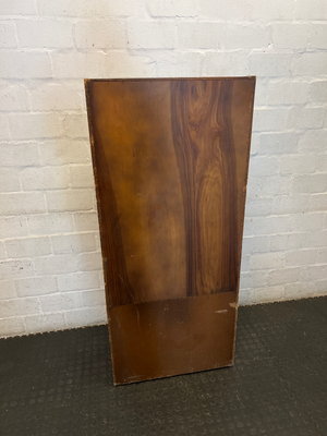 Vintage Stepped Wood Display Cabinet & Drawer Unit - 2ndhandwarehouse.com