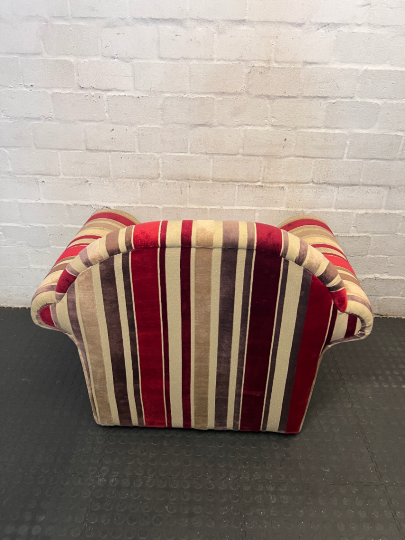 Stripped 1-Seater Armchair - Fair Condition with Surface Marks - 2ndhandwarehouse.com