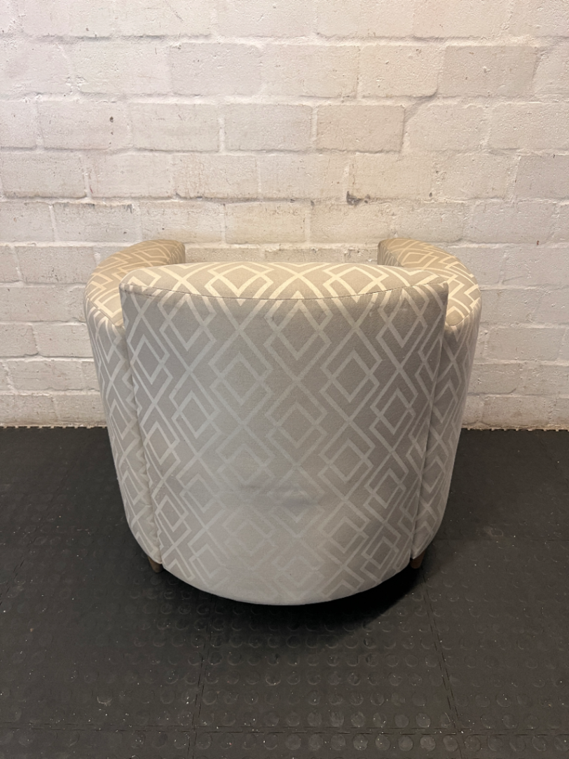 Pair of Coricraft Tub Chairs - Frayed & Stained Fabric - 2ndhandwarehouse.com