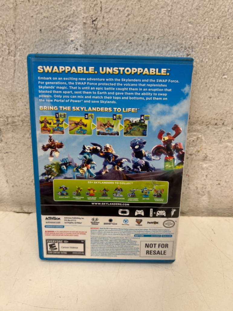 Skylanders Swap Force - Nintendo Wii U Game (Good Condition) - 2ndhandwarehouse.com