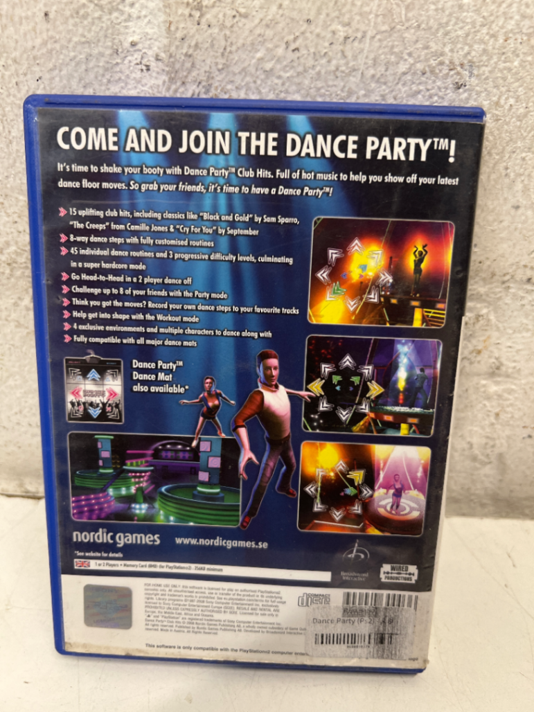 Dance Party: Club Hits - PlayStation 2 (PS2) Game - 2ndhandwarehouse.com