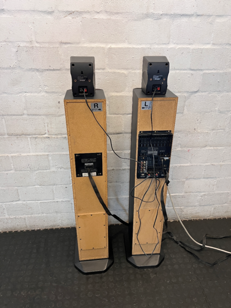 Sony Home Theater Speaker System - Well Used with Surface Dust - 2ndhandwarehouse.com