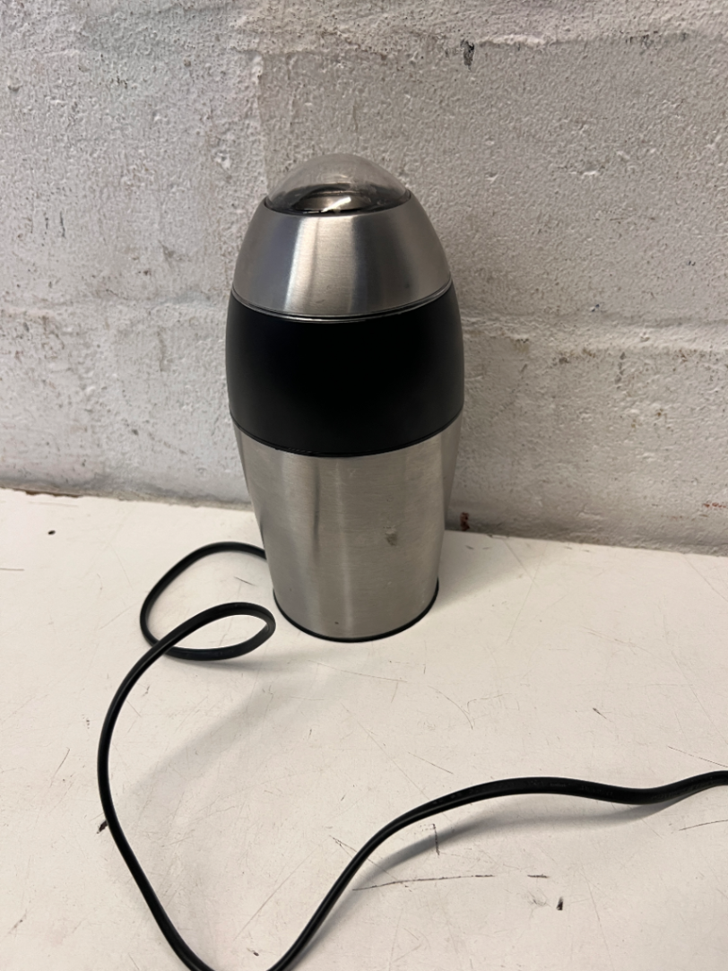 Platinum Stainless Steel Coffee Grinder - 2ndhandwarehouse.com