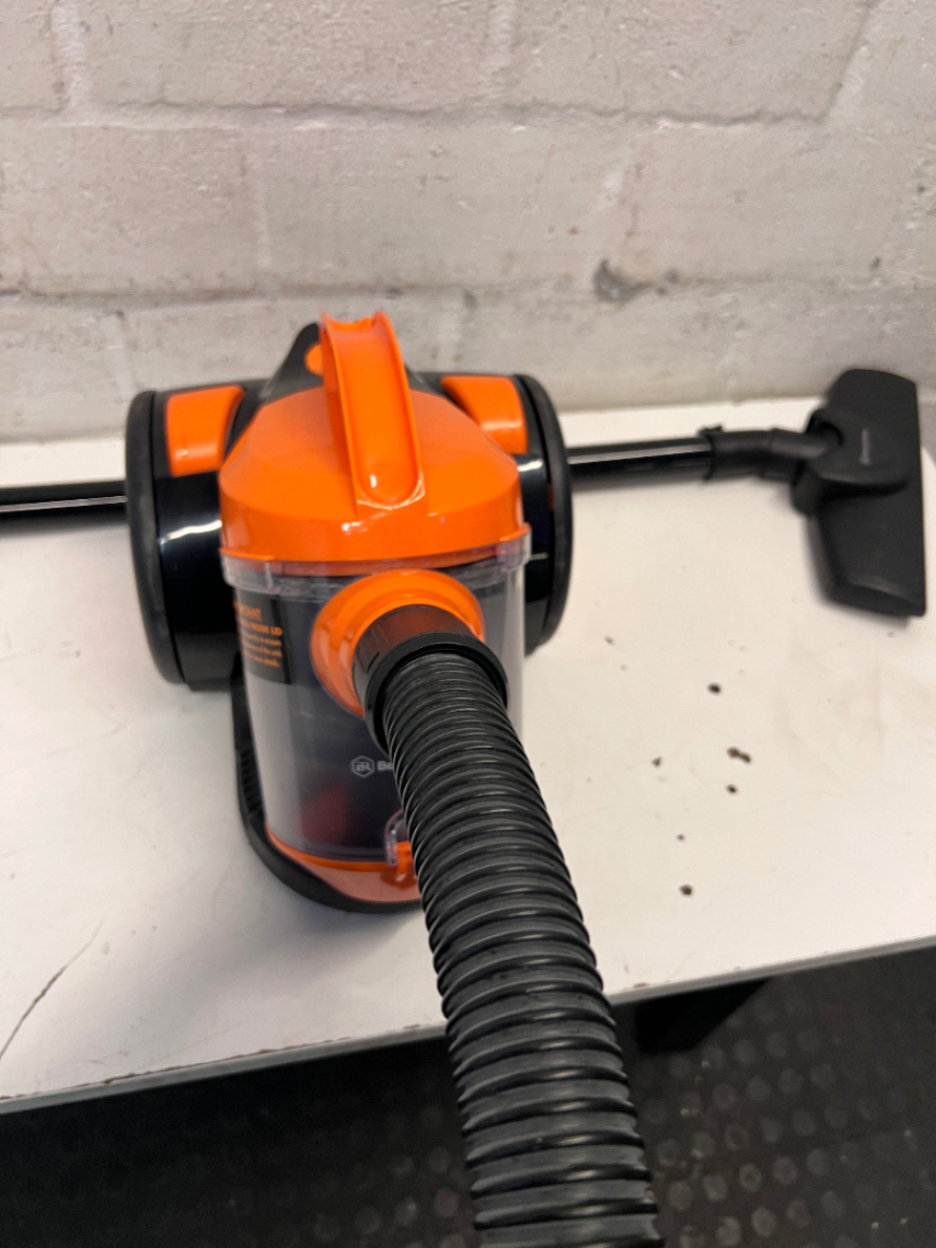 Bennett Read Orange and Black Vacuum Cleaner — Working with Fair Exterior C - 2ndhandwarehouse.com