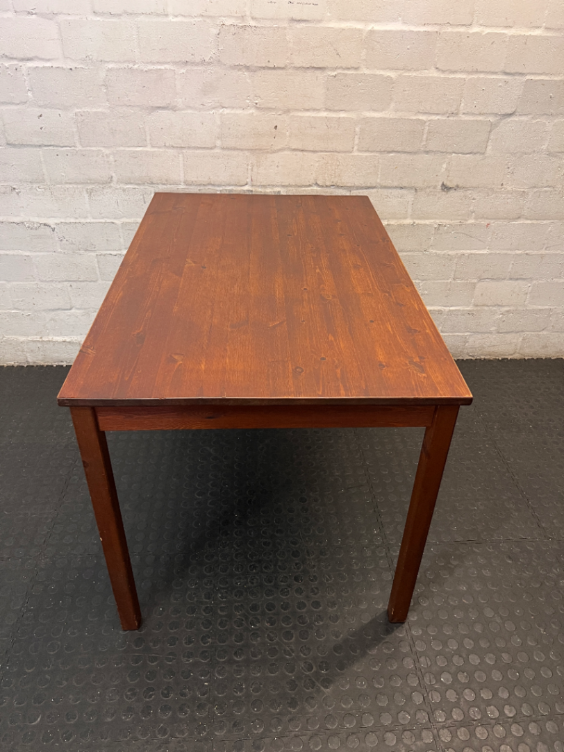 Classic Warm Wood Dining Table - 2ndhandwarehouse.com