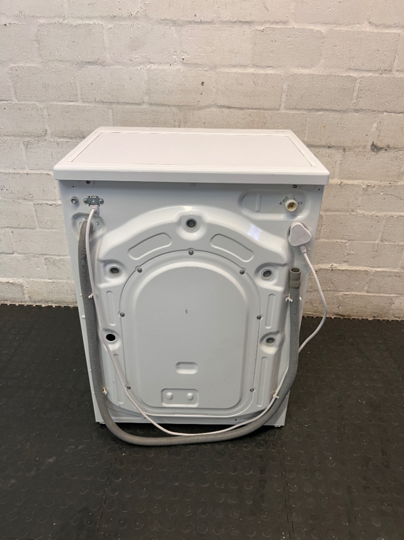 Defy White Front Loader Washing Machine — Good Working Order with Minor Scuffs