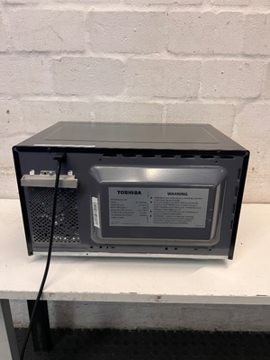 Toshiba Countertop Microwave in Black — Good Working Order