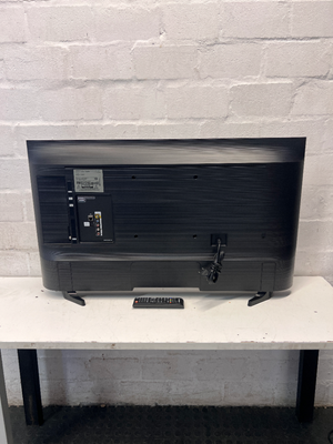 Sleek Black Flat Screen Television — Working Well in Fair Used Condition