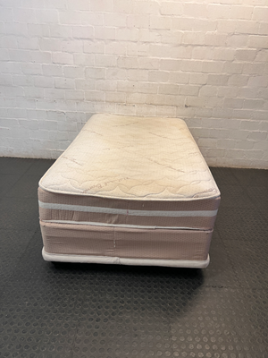 Restonic Gold Deluxe 3/4 Bed Base Set — Staining on Mattress Surface