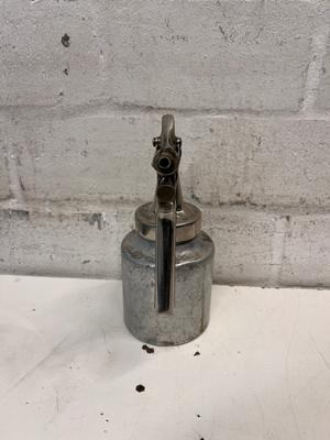 DeVilbiss Metal Pneumatic Spray Gun with Canister — Well Used Condition