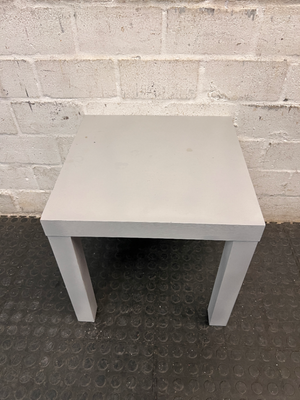Grey Minimalist Square Side Table