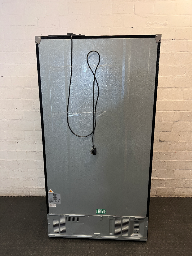 Defy Black Side-by-Side Fridge-Freezer with Dispenser — Good Working Order