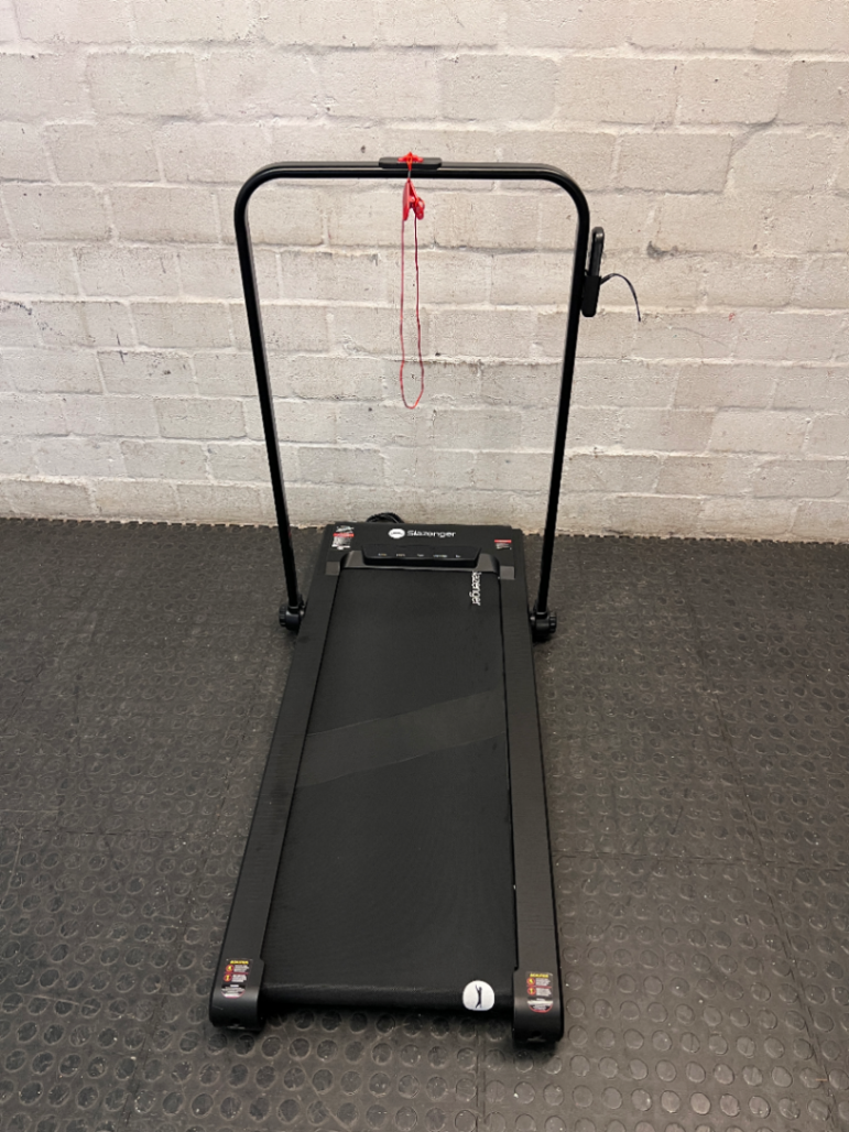 Slazenger Black Walking Pad Treadmill with Handrail — Good Working Order